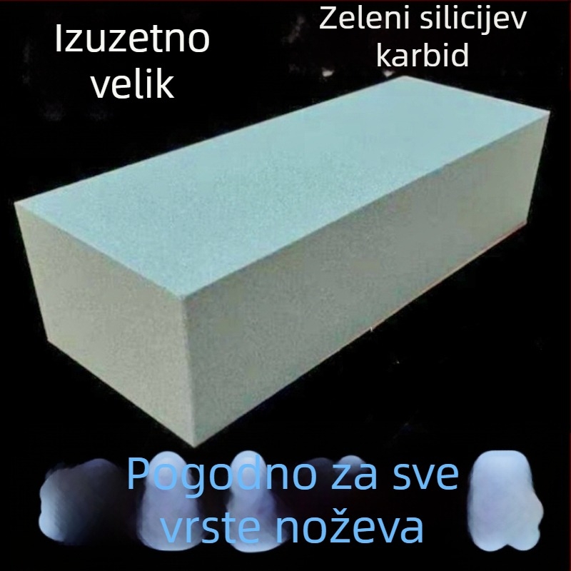 Veliki zeleni karbid silicijuma grub kamen za naoštravanje, kućna upotreba – uljani kamen
