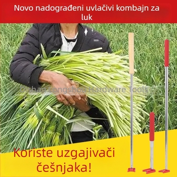 Alat za berbu česnakovih izdanka i nož za guljenje