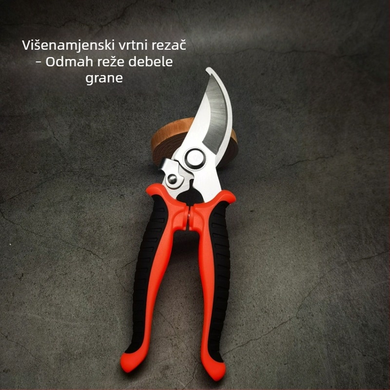 Jiacheng vrtne škare za rezanje, nehrđajući čelik, oštrica 3 mm, za voćnjak