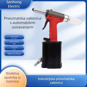 Pneumatski nitni pištolj s automatskim dovodom nitova, za nitove 3,2–6,4 mm, model th150ZX