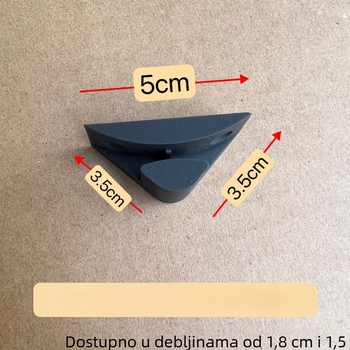 Aksesoar za oštrenje noževa za dasku za rezanje, keramički oštrač od volfram čelika, debljina daske 1,5–1,8 cm