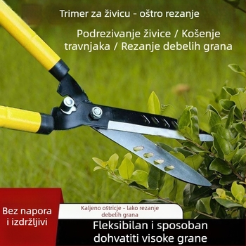 Teške vrtne škare za podrezivanje grana, rezanje živice i održavanje travnjaka