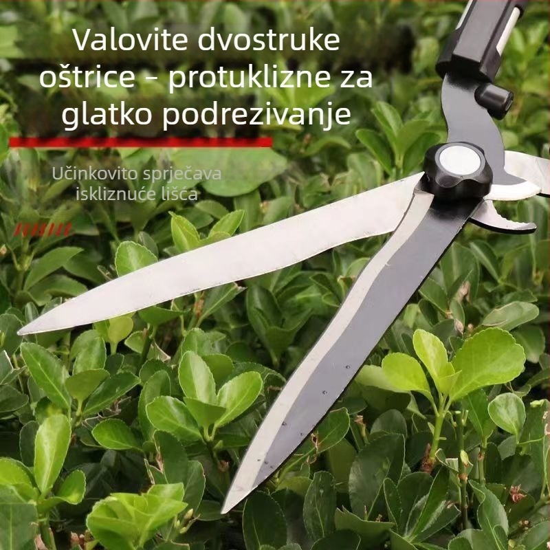 Teške vrtne škare za podrezivanje grana, rezanje živice i održavanje travnjaka