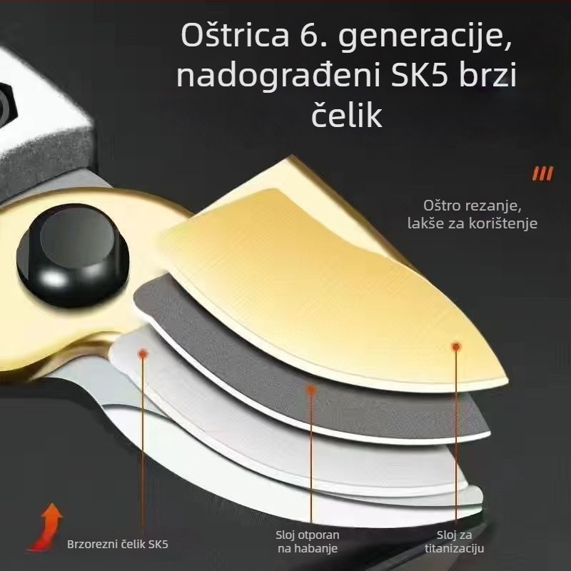 Škarice za podrezivanje grana od čelika – za stabla i voćke u vrtu