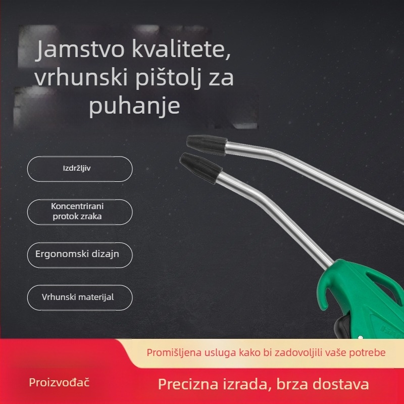 Pneumatski pištolj za prašinu s produženim nastavkom