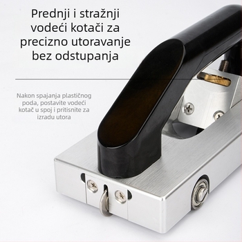 Freza za kanaliranje PVC podova s vodilnim kotačićem