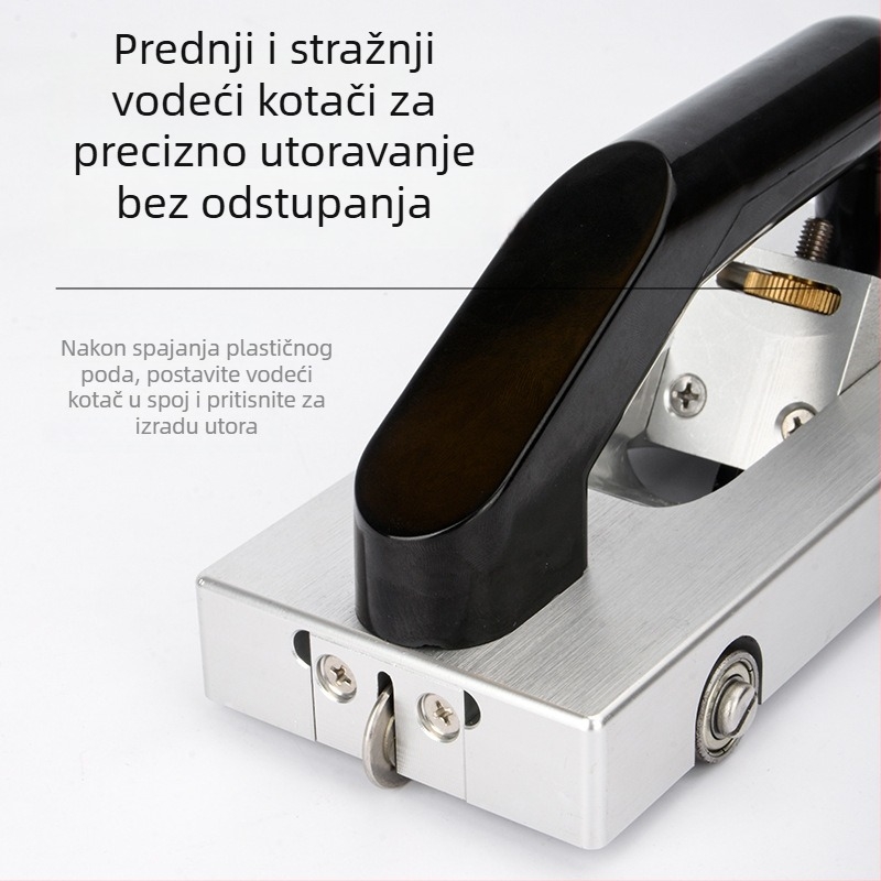Freza za kanaliranje PVC podova s vodilnim kotačićem