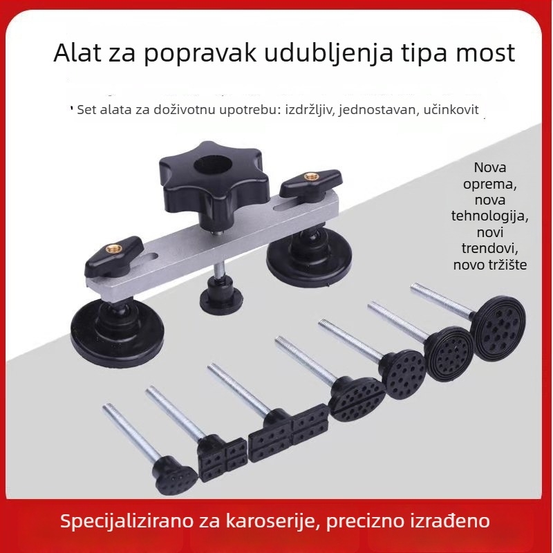 Alat za popravak udubljenja karoserije bez lakiranja, mostni tip alata za izvlačenje