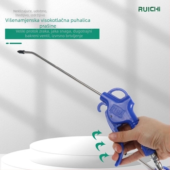 Pneumatska plastična puška za puhanje prašine, industrijsko čišćenje prašine visokotlačnim zrakom