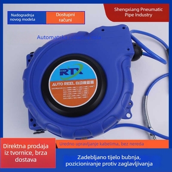 Automatski povlačni zraka navijač s PU ojačanim cijevima, kompresorska pumpa i pneumatski alati za automobilsku industriju