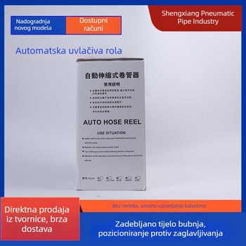 Automatski povlačni zraka navijač s PU ojačanim cijevima, kompresorska pumpa i pneumatski alati za automobilsku industriju