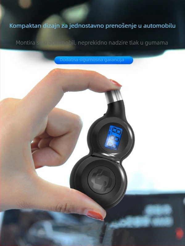 Digitalni mjerač tlaka guma za automobil s funkcijom deflacije