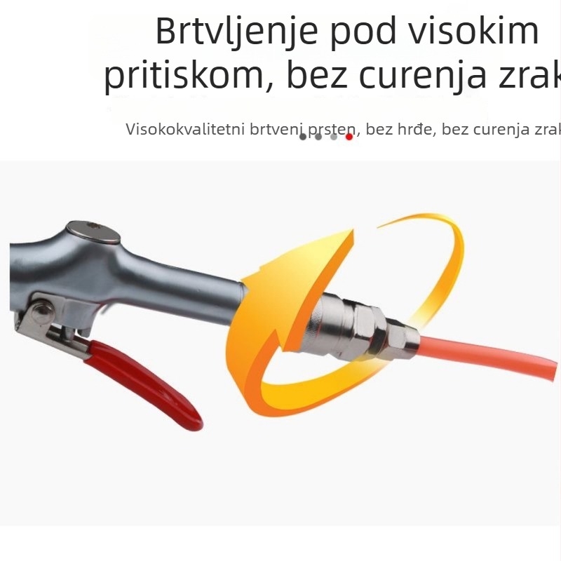 Pneumatska puhač prašine s visokim tlakom, s izvučnim nastavkom, za automobilsku industriju