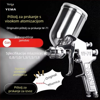 YEMA W-71 pneumatska pištolj za bojanje automobila i namještaja – sve-u-jednom alat za nanošenje boje na limene površine
