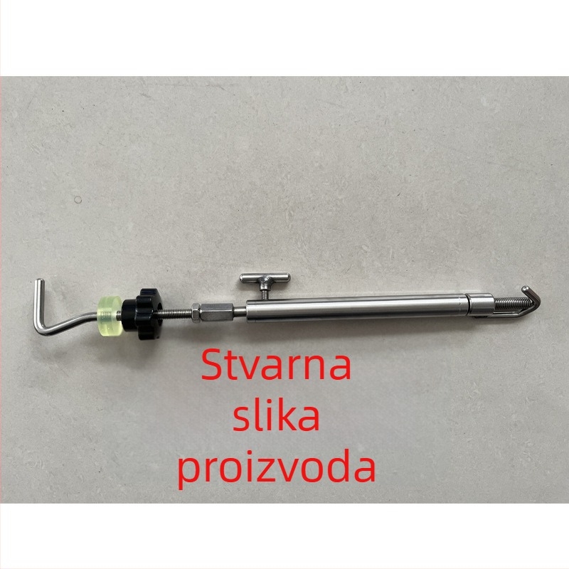 Alat za popravak udubljenja automobila s nehrđajućim čeličnim potporama na obje krajeve, za vrata, prtljak i poklopac motora