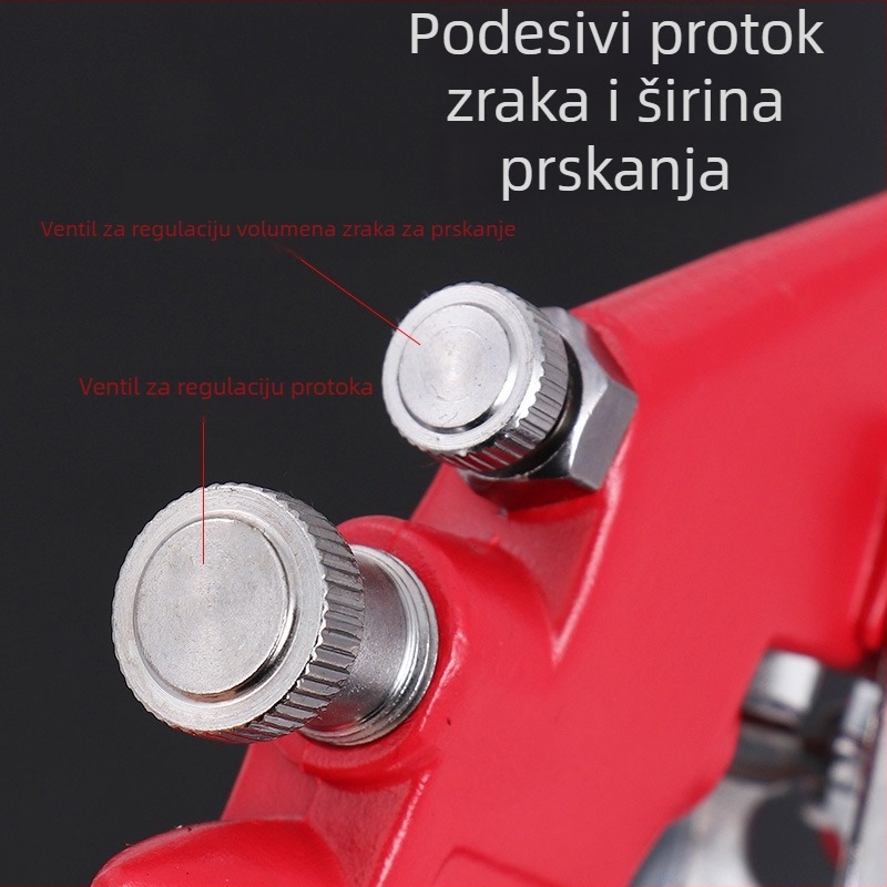 Dichuang brendirani pneumatski sprej pištolj za bojanje automobila, namještaja i zidova uz visoku atomizaciju