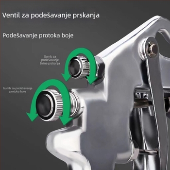 PQ-2 pneumatski sprej za boje s F75, visoka atomizacija, za namještaj i metal