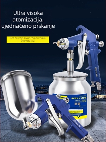 Pneumatski pištolj za bojenje latex bojom – visoka atomizacija, alat za bojanje automobila