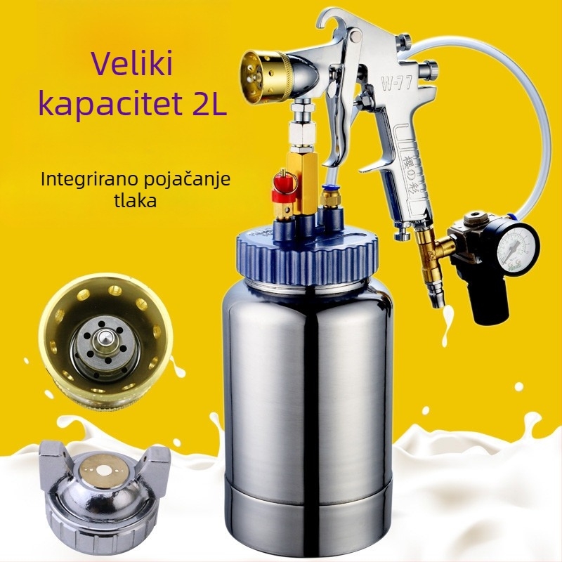 W-77 2-litreni integrirani tlačni raspršivač za višebojne premazivanje i imitaciju kamena