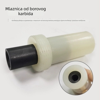 Mlaznica od bor-karbidna za pjeskarenje, otporna na trošenje (tip B) - čisti bor-karbid