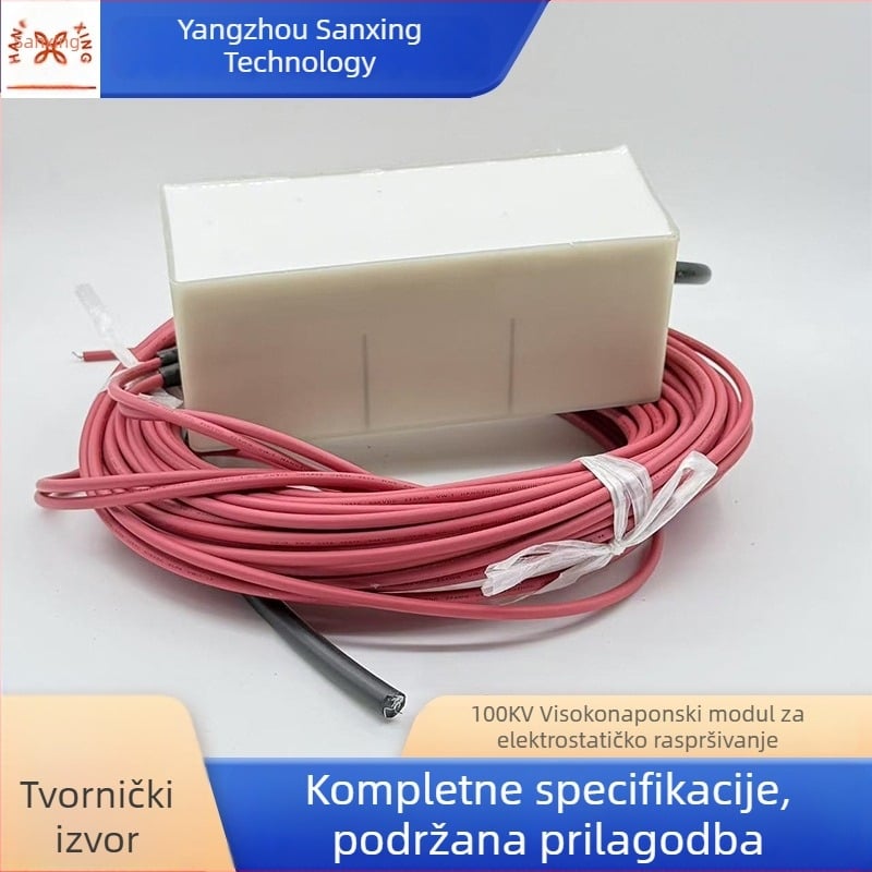 100 kV elektrostatički sustav prskanja, modul pojačavanja napona, pneumatska pištolj za prskanje i pribor za premazivanje