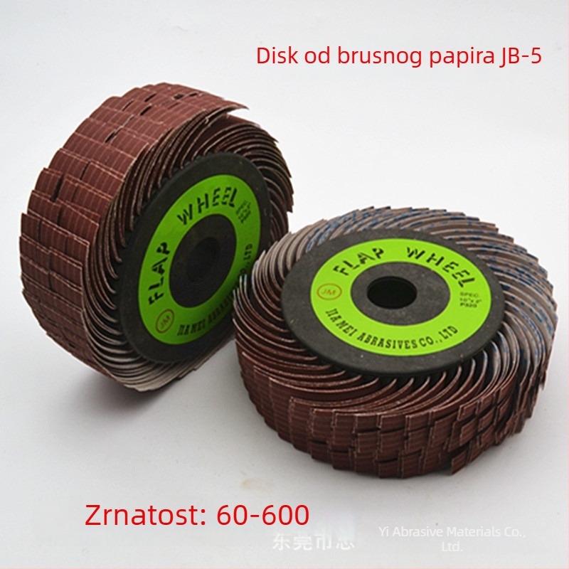 Zhiyi Grinding TJ113(JB-5) Abrasivni platneni kotač za poliranje bambusa i drva