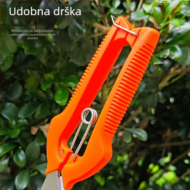 Nerđajući čelične škare za podrezivanje grana, škare za branje voća, bonsai i vrtne škare za povrće i voće, vrtni alati