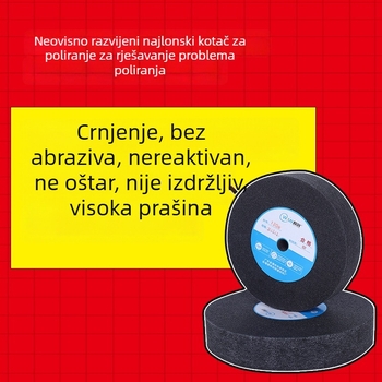 Prilagođeni najlonski polirni kolut za nehrđajući čelik – niska potrošnja, oštar završni sjaj, bez potamnjenja
