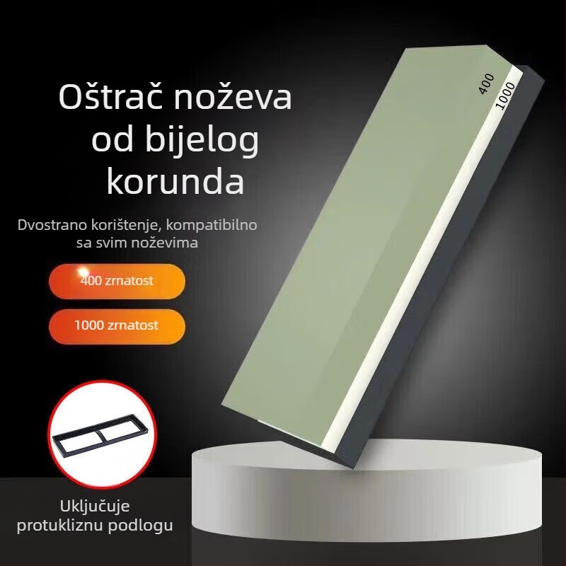 Dvostrani brusni kamen za kuhinju – ručni alat za oštrenje noževa i škare