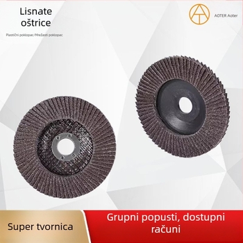 100 mm polirajući disk za kutnu brusilicu – za drvo i nehrđajući čelik