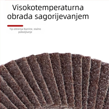 100 mm polirajući disk za kutnu brusilicu – za drvo i nehrđajući čelik