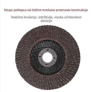 100 mm polirajući disk za kutnu brusilicu – za drvo i nehrđajući čelik