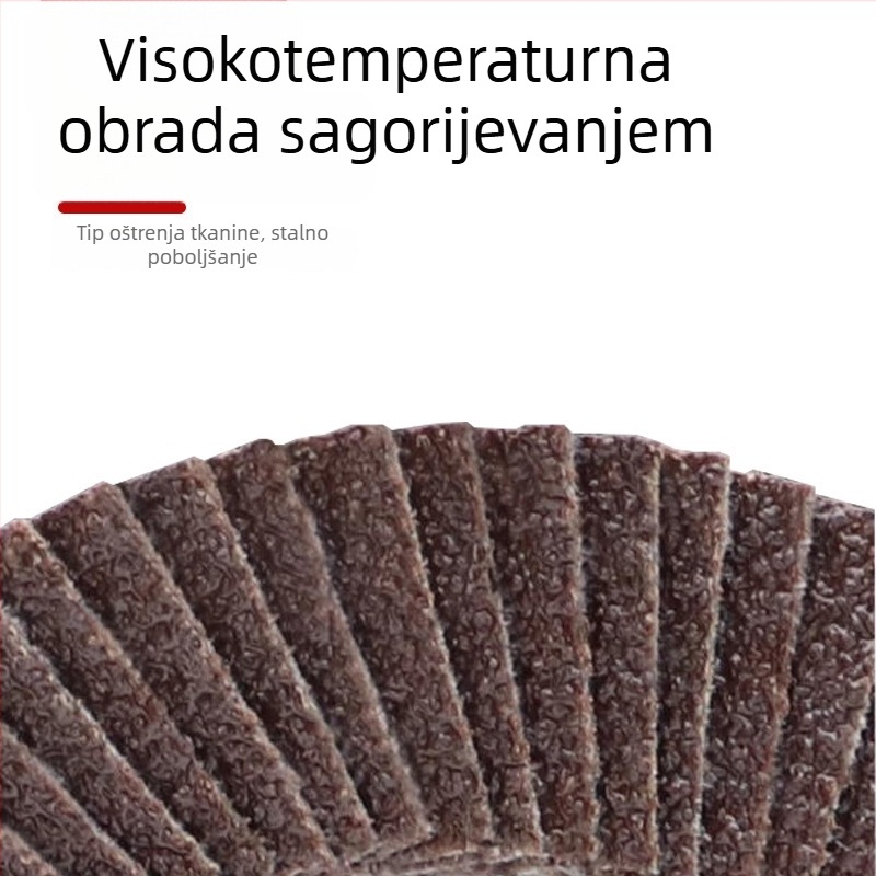 100 mm polirajući disk za kutnu brusilicu – za drvo i nehrđajući čelik