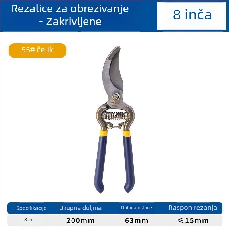 King Fang Škare za grane i podrezivanje drveća, škare za branje plodova, škare za cvijeće i drveće, vrtni alati za cijepljenje
