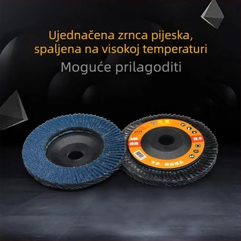 Flap disk za nehrđajući čelik – brušenje i poliranje za kutnu brusilicu