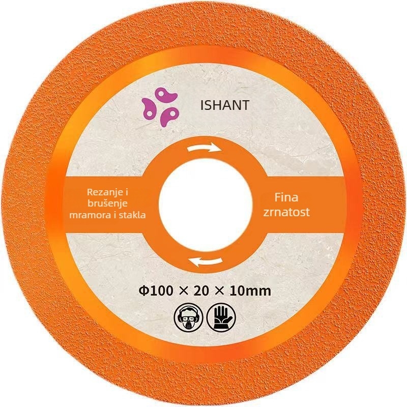 Dijamantni disk za rezanje stakla i kamena, disk za rezanje mramora, kutni brusni disk za kamen