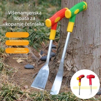Višenamjenska vrtna lopata za kopanje divljeg povrća, pripremu tla, sadnju, vađenje korijena, plijevljenje i berbu ljekovitog bilja