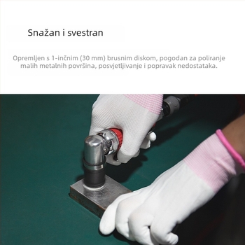 1-inčni pneumatski točkovni brusilica, poliranje za auto detailing, lagani ekscentrični stroj