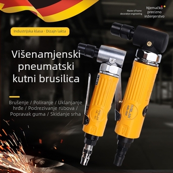 Aslan 90° kutni graviranje za drvo, pneumatska brusilica za poliranje drva, 3 mm i 6 mm koluti