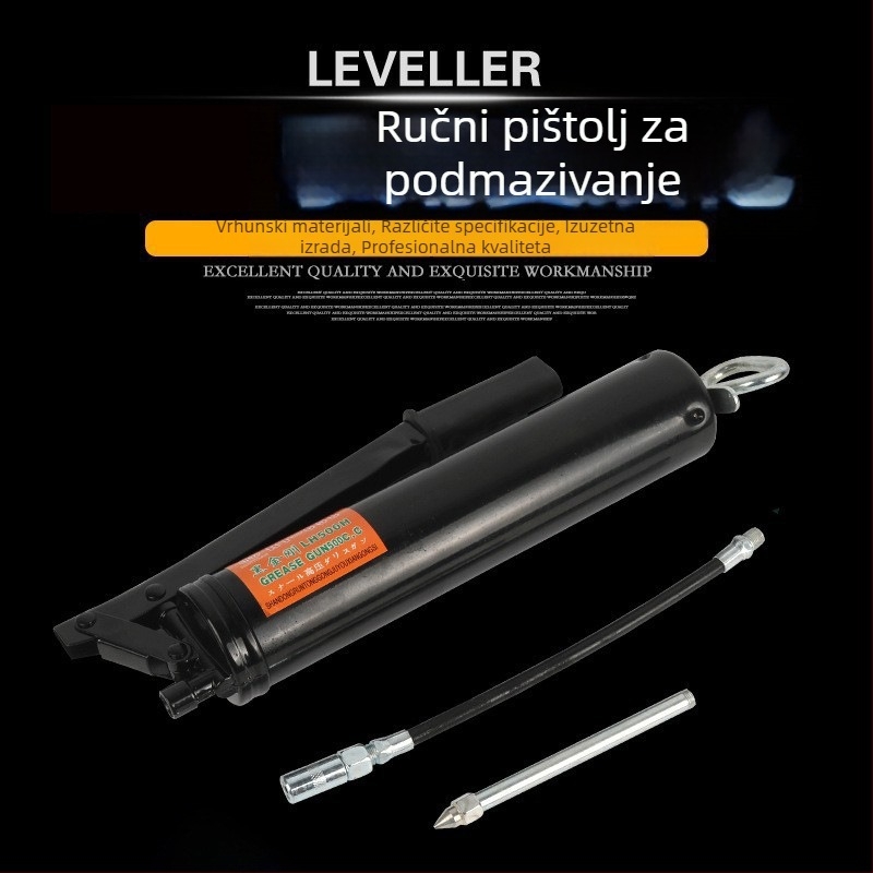Ručni pištolj za maslac, crni, 400 ml, kućni dozator maslaca