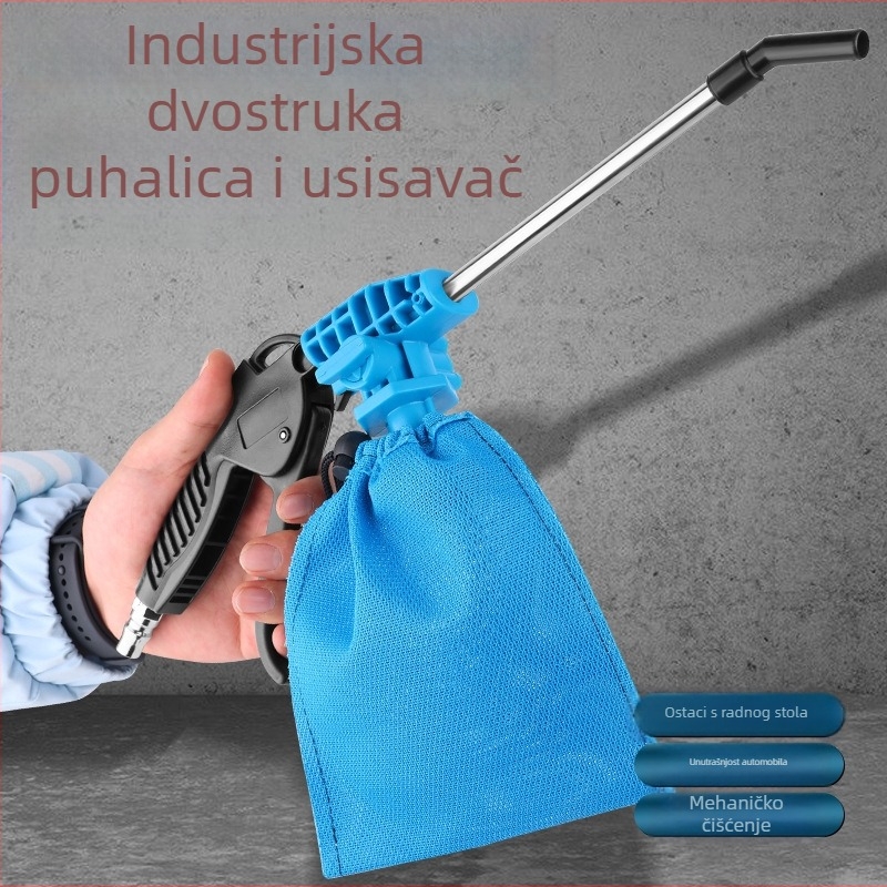 Pneumatska dvostruko funkcijska pištolj za puhanje i usisavanje prašine