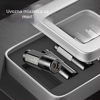Duž za maslac pištolju s ravnim vrhom – komplet pribora s mekanim i čvrstim cijevima