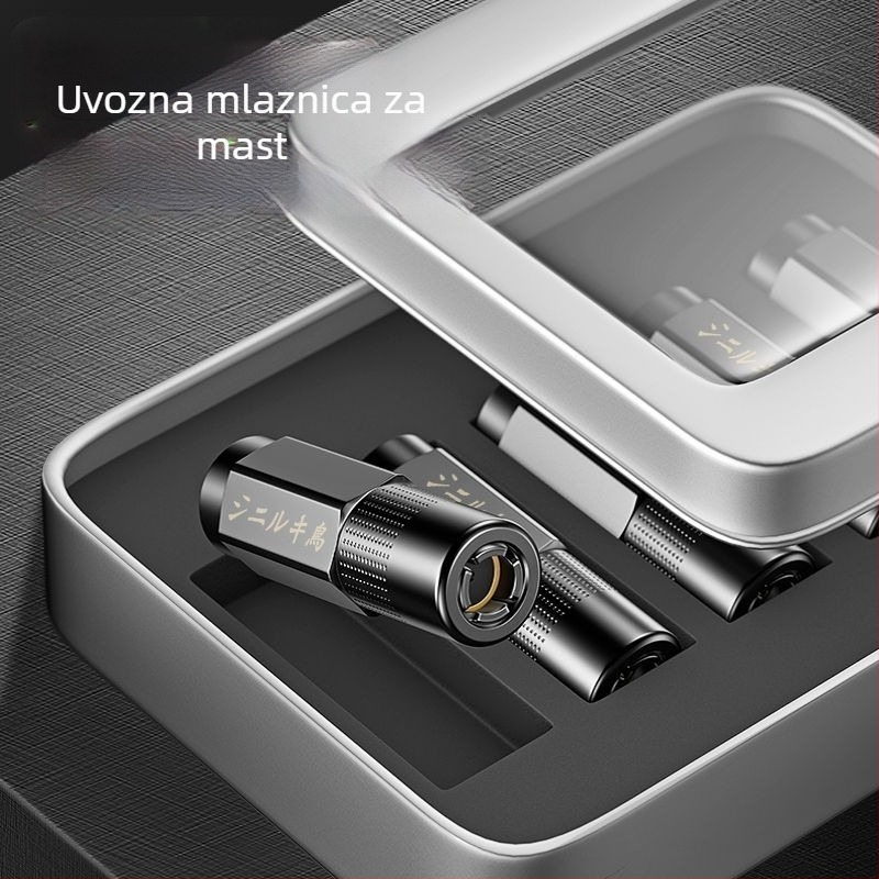 Duž za maslac pištolju s ravnim vrhom – komplet pribora s mekanim i čvrstim cijevima
