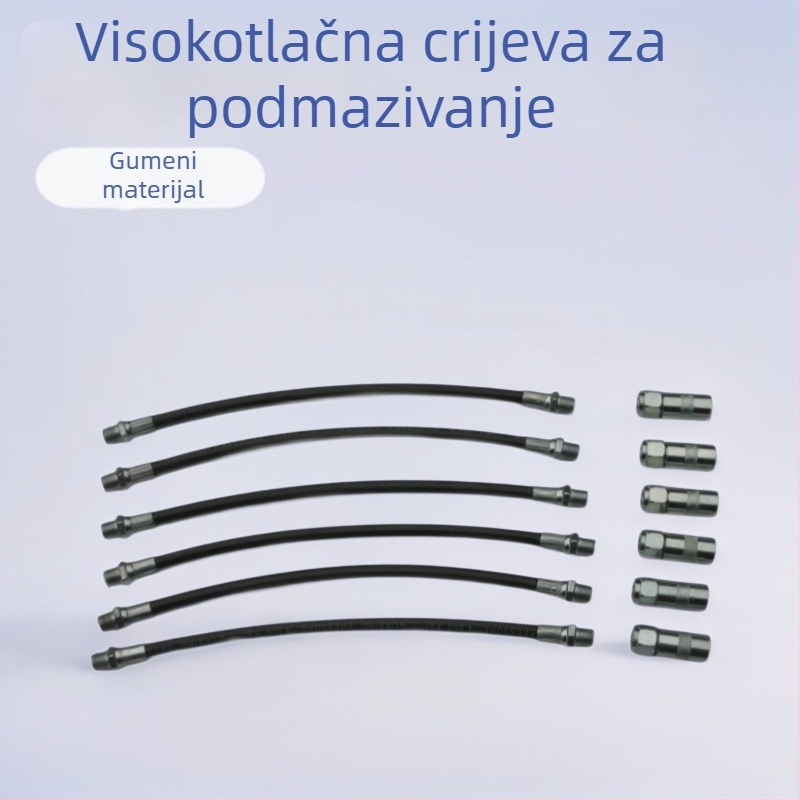 Prošireni spoj za pištolju za mazivo – visokotlačno gumeno crijevo, ručni pedalski pištolj za mazivo – dodaci