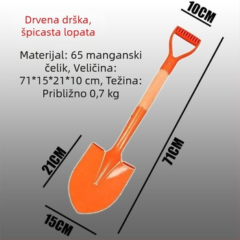 Višestruki vrtni alat: dječja mala lopatica za kopanje, presađivanje i vrtlarenje na otvorenom