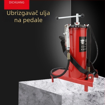 Di Chuang pedalski pištolj za mazivo, visokotlačna 4L8L, mlaznica, crijevo i kožna posuda