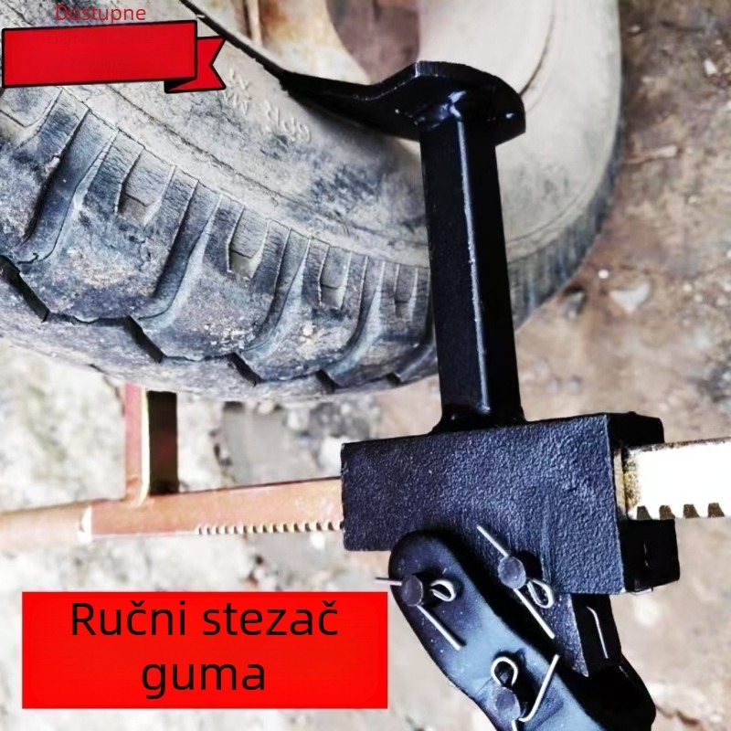 Kuke za demontažu bezdušnih guma s čvrstim čeljustima za električna vozila i motocikle, debeo i prošireni alat za demontažu guma