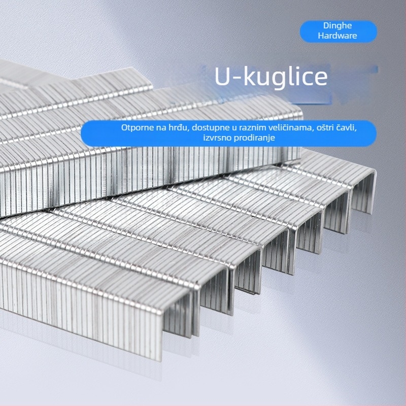 Ručni tip vrata 10J klinovi, U-oblikovani klinovi, pneumatski klinovi za alat, namještaj klinovi, modeli 1008J, 1010J, 1013J, 1022J