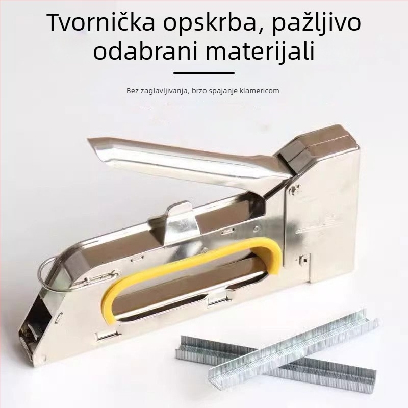 Ručni i pneumatski pištolj za čavle, model 1008F, U-oblik, namijenjen izradi namještaja