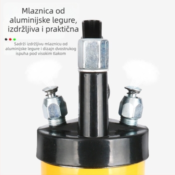 Prilagođeni ručni visokotlačni pištolj za mazivo, s jednom ili dvostrukim polugom, 600 ml